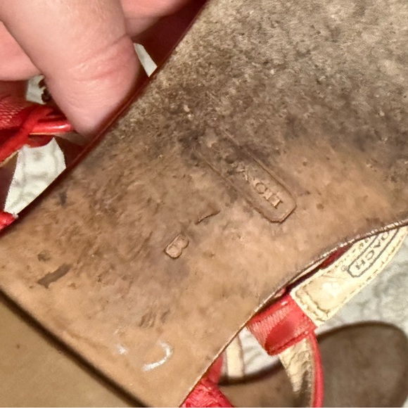 Coach Coral TStrap Women’s Sandals - Picture 6 of 8